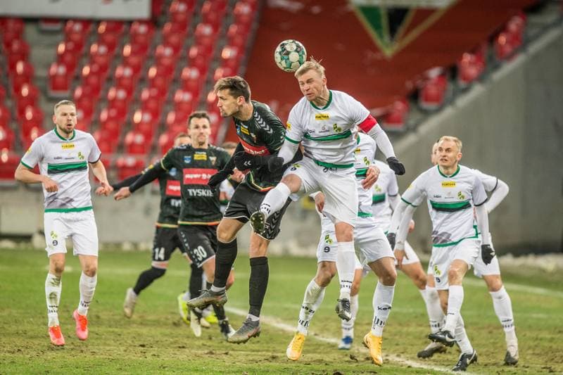 Football. Fortuna I Liga. GKS Tychy - GKS Belchatow. 20.03.2021