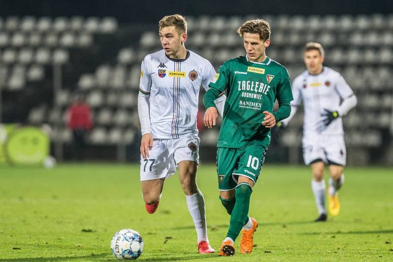 Football. Fortuna I Liga. Zaglebie Sosnowiec - Chrobry Glogow. 24.11.2021