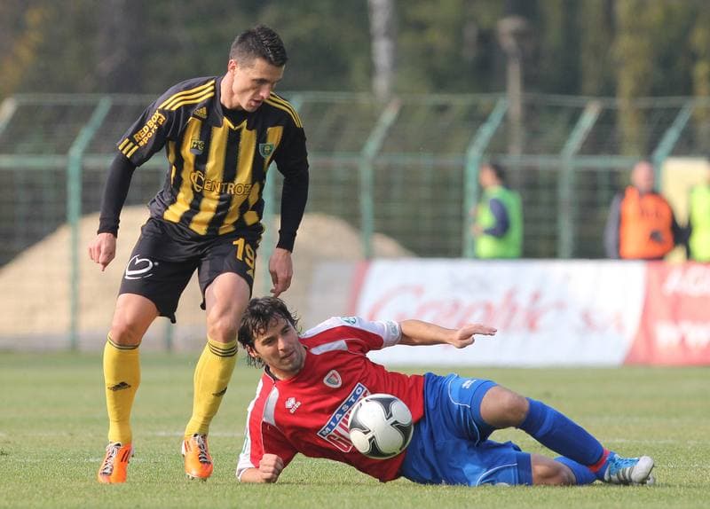 Football. I liga. GKS Katowice - Piast Gliwice. 23.10.2011
