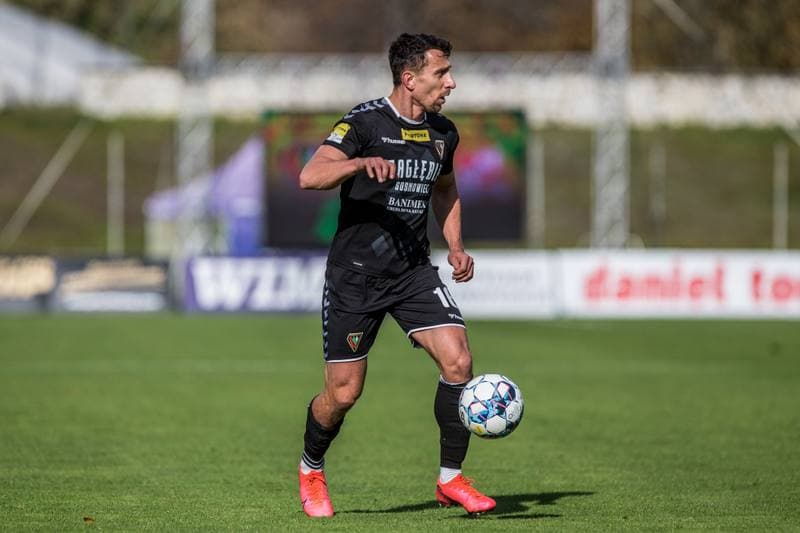 Football. Fortuna I Liga. Zaglebie Sosnowiec - Podbeskidzie Bielsko-Biala. 24.10.2021