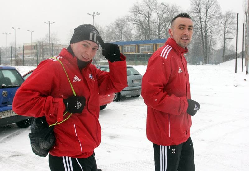 Football. Sparing. Gornik II Zabrze - LZS Piotrowka. 23.02.2013
