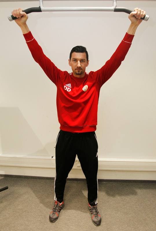 Football. Gornik Zabrze. Training. 17.01.2014