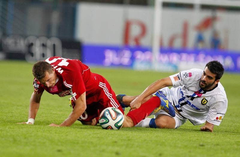 Football. T-Mobile Ekstraklasa. Piast Gliwice - Zawisza Bydgoszcz. 29.08.2014