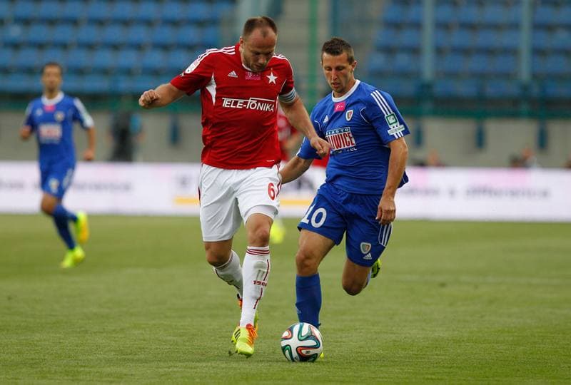 Football. T-Mobile Ekstraklasa. Wisla Krakow - Piast Gliwice. 13.09.2013