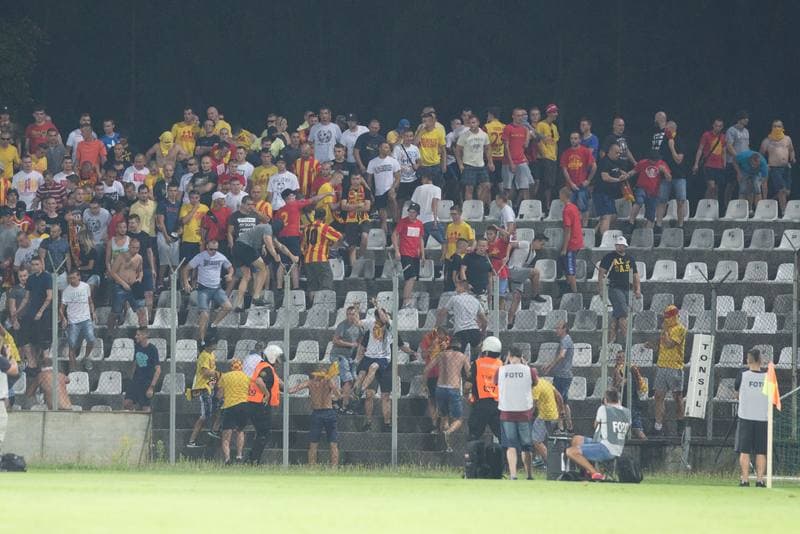 Football. Polish Cup. Zaglebie Sosnowiec - Korona Kielce. 10.08.2017