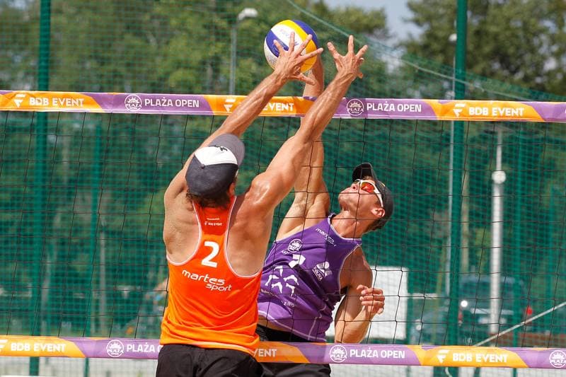 Beach Volleyball. Plaza Open 2016. Bartlomiej Kiernoz - Michal Kaczmarek. 10.07.2016