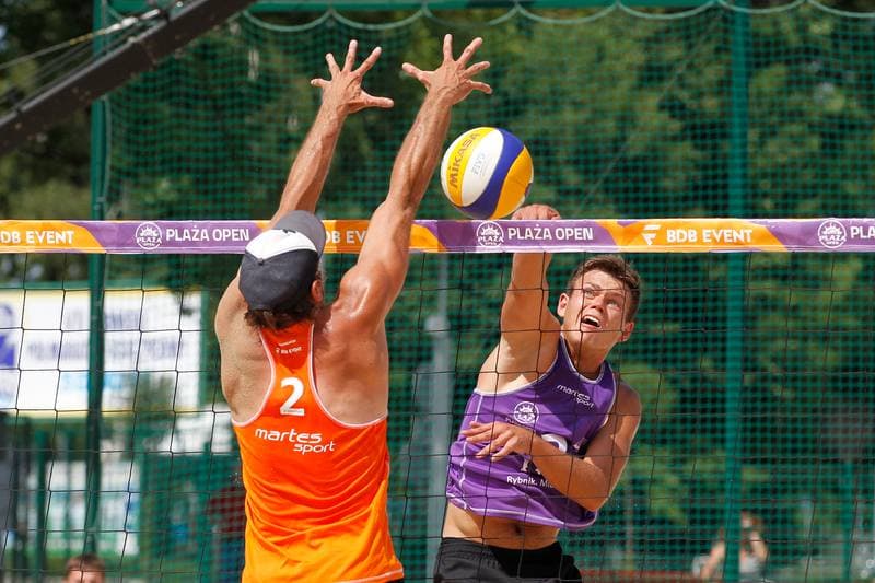 Beach Volleyball. Plaza Open 2016. Bartlomiej Kiernoz - Michal Kaczmarek. 10.07.2016