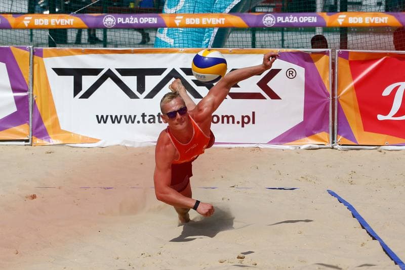 Beach Volleyball. Plaza Open 2016. Bartlomiej Kiernoz - Michal Kaczmarek. 10.07.2016