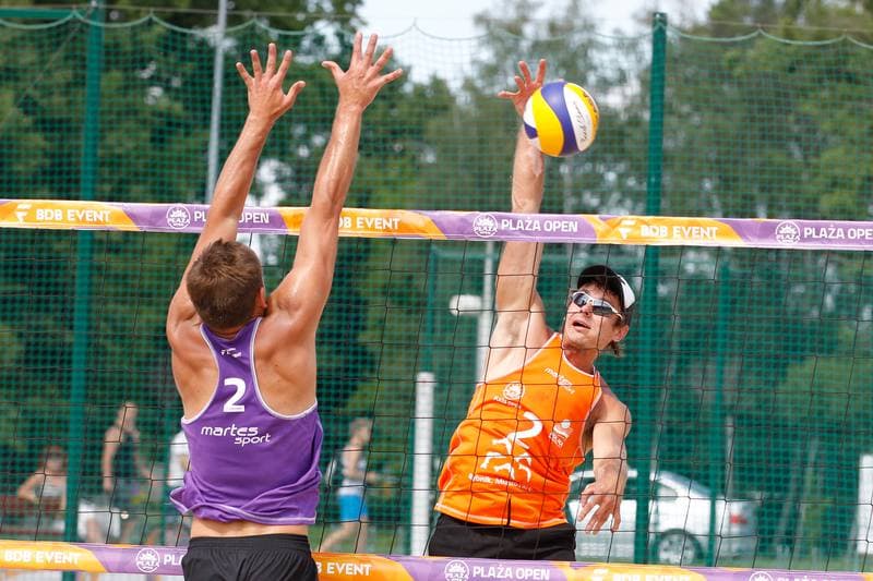 Beach Volleyball. Plaza Open 2016. Bartlomiej Kiernoz - Michal Kaczmarek. 10.07.2016