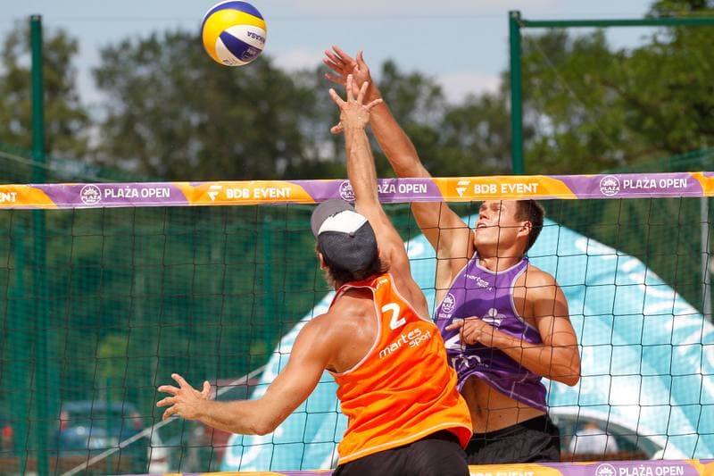 Beach Volleyball. Plaza Open 2016. Bartlomiej Kiernoz - Michal Kaczmarek. 10.07.2016