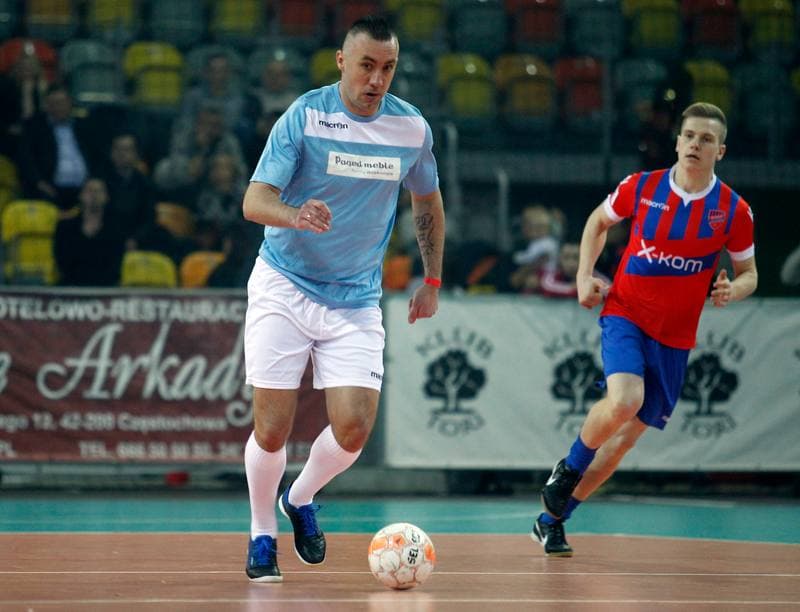 Football. Pilkarska Gwiazdka. Ireneusz Jelen - Mateusz Zachara. 21.12.2014