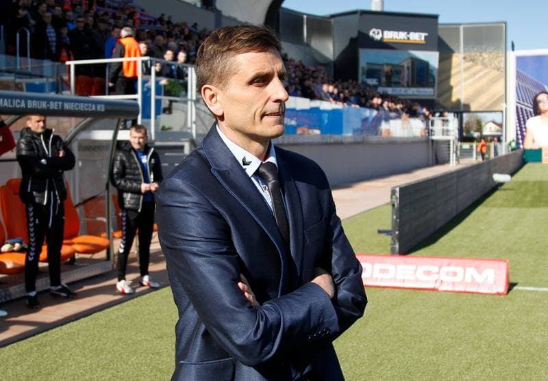Football. PKO BP Ekstraklasa. Termalica Bruk-Bet Nieciecza - Korona Kielce. 02.04.2016