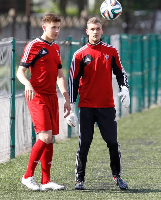 Football. Gornik Zabrze. Press Conference. 08.05.2015