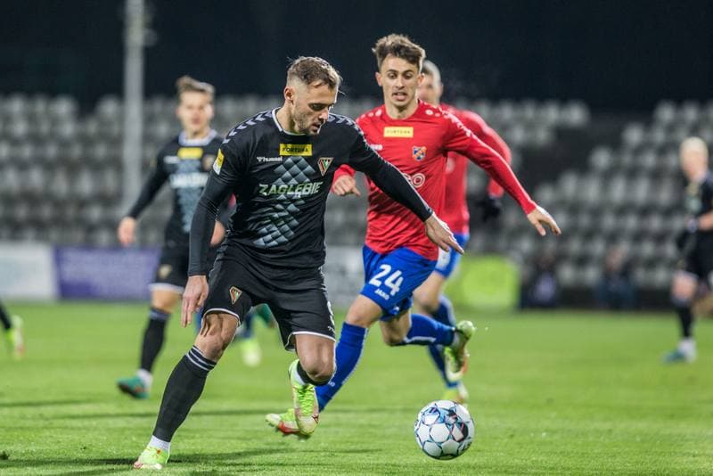 Football. Fortuna I Liga. Zaglebie Sosnowiec - Odra Opole. 25.02.2022