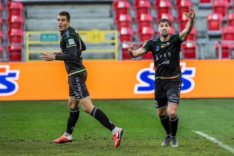 Football. Fortuna I Liga. GKS Tychy - Puszcza Niepolomice. 08.11.2020