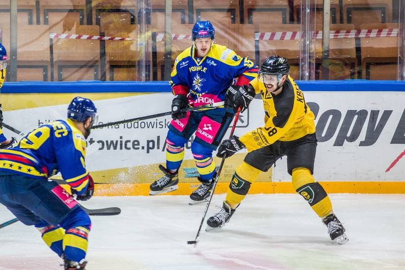 Ice Hockey. Polska Hokej Liga. GKS Katowice - Tauron Podhale Nowy Targ. 10.11.2020