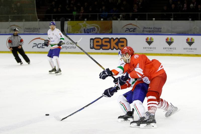 Ice Hockey. Euro Ice Hockey Challenge. Poland - Italy. 16.02.2018