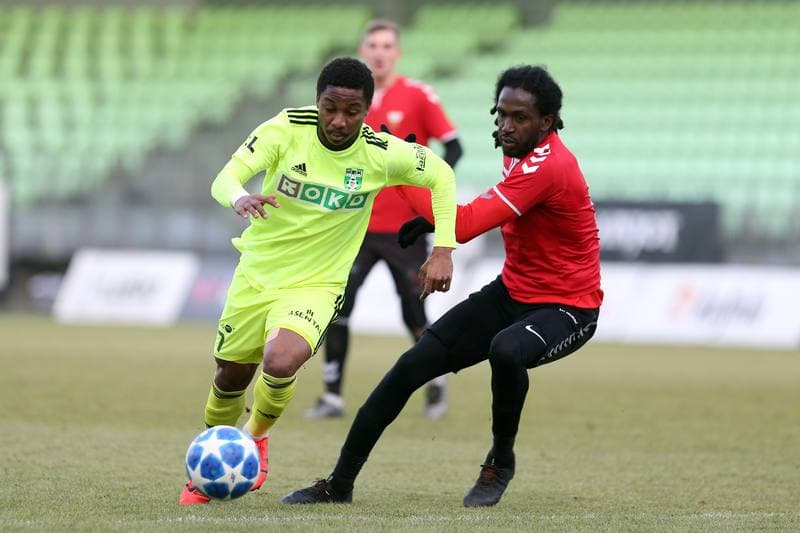 Football. Sparing. MFK Karvina - GKS Tychy. 01.02.2019