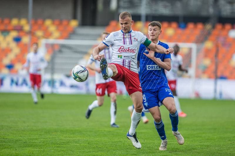 Football. PKO BP Ekstraklasa. Podbeskidzie Bielsko-Biala - Wisla Plock. 08.05.2021