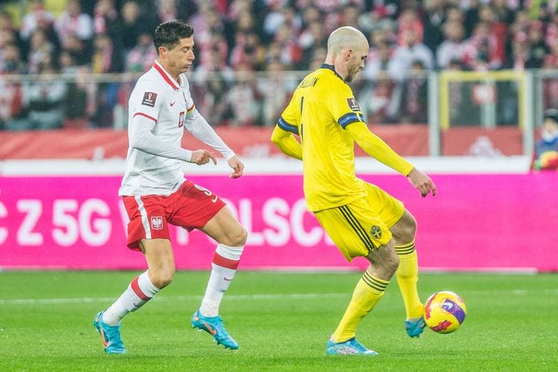 Football. FIFA World Cup Qualifiers. Poland - Sweden. 29.03.2022