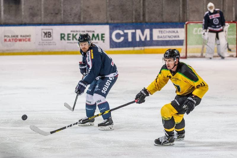 Ice Hockey. Polska Hokej Liga. GKS Katowice - Lotos PKH Gdansk. 15.11.2019