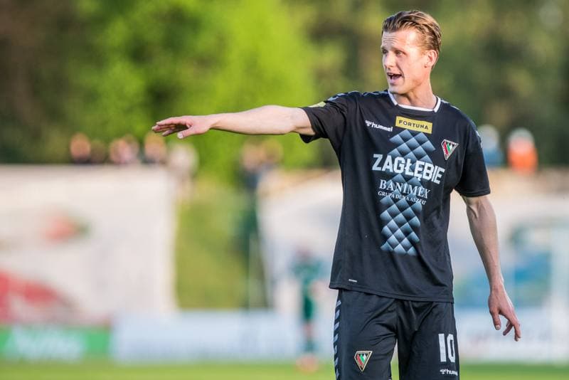 Football. Fortuna I Liga. Zaglebie Sosnowiec - Sandecja Nowy Sacz. 08.05.2022