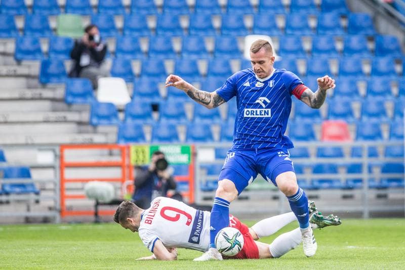 Football. PKO BP Ekstraklasa. Podbeskidzie Bielsko-Biala - Wisla Plock. 08.05.2021