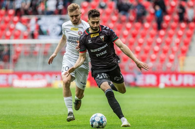 Football. Fortuna I Liga. GKS Tychy - Puszcza Niepolomice. 06.05.2022
