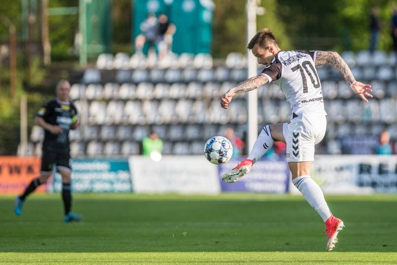 Football. Fortuna I Liga. Zaglebie Sosnowiec - Sandecja Nowy Sacz. 08.05.2022