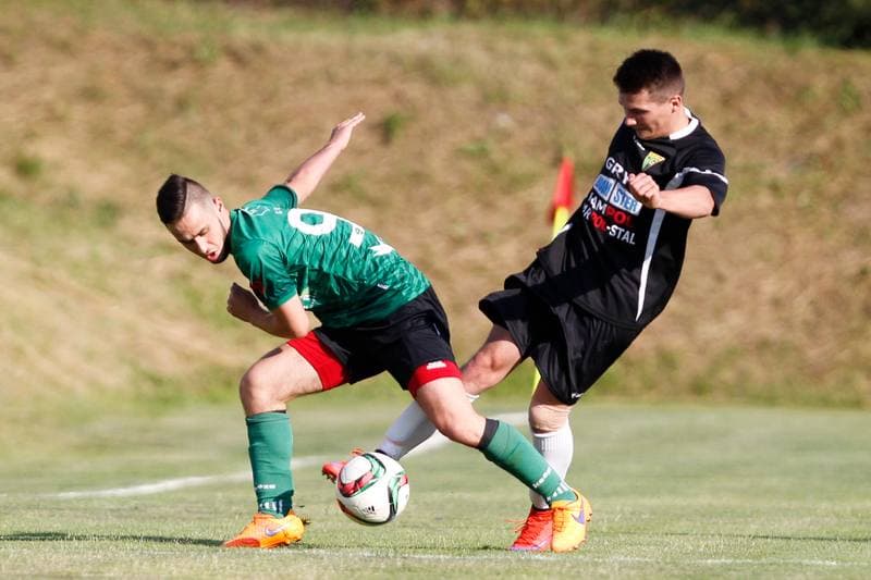 Football. Playoff for III Liga. Unia Turza Slaska - Gwarek Tarnowskie Gory. 22.06.2016
