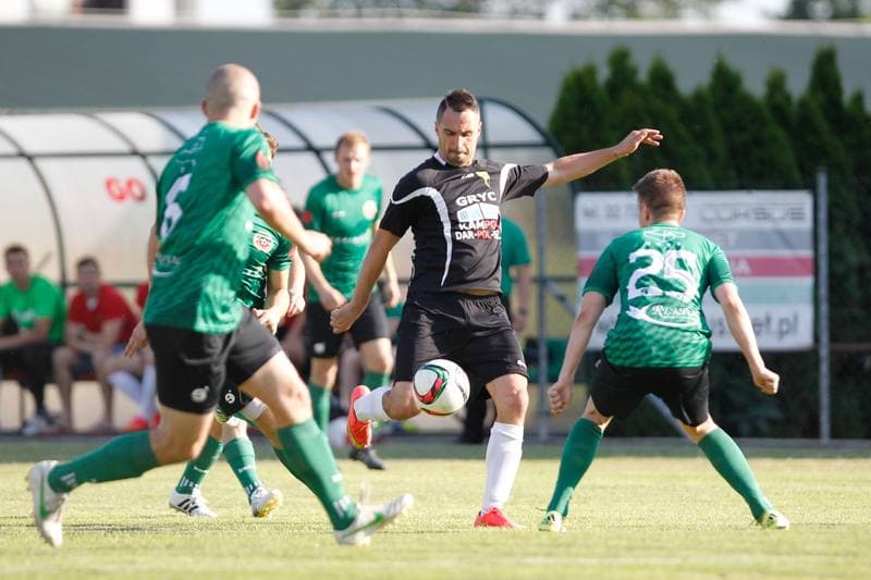 Football. Playoff for III Liga. Unia Turza Slaska - Gwarek Tarnowskie Gory. 22.06.2016