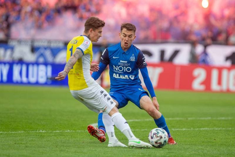 Football. Baraz o Fortuna I liga. Ruch Chorzow - Motor Lublin. 29.05.2022