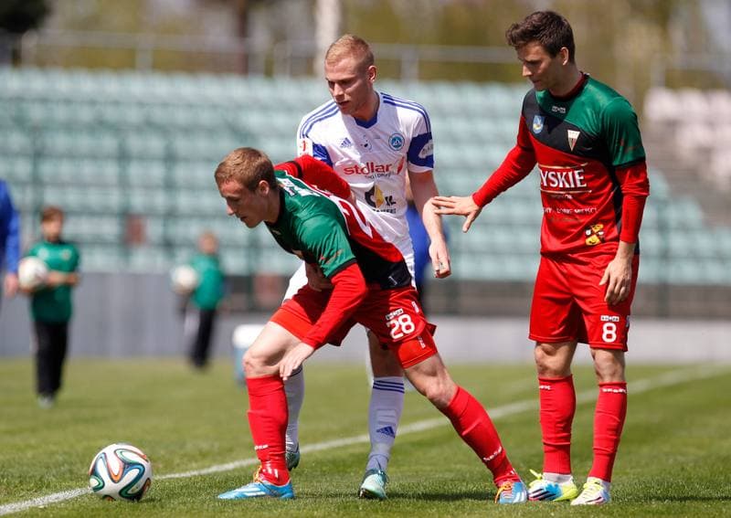 Football. I Liga. GKS Tychy - Wigry Suwalki. 25.04.2015