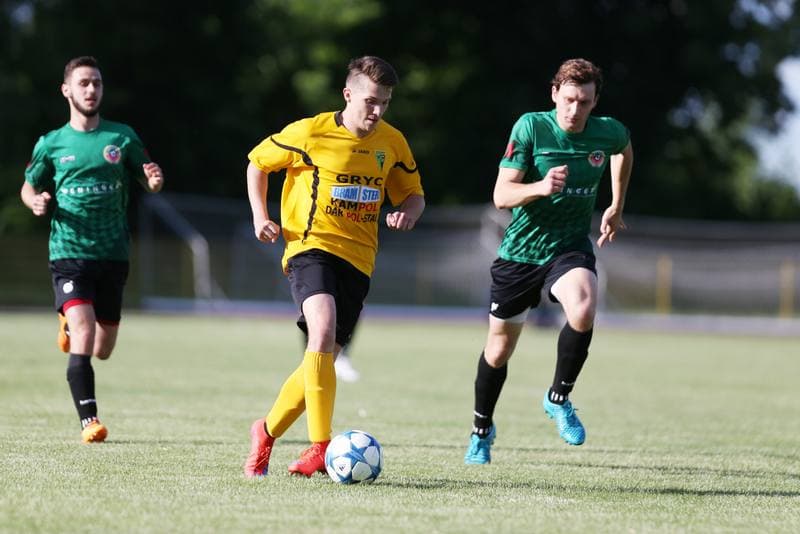 Football. Playoff for III Liga. Gwarek Tarnowskie Gory - Unia Turza Slaska. 18.06.2016