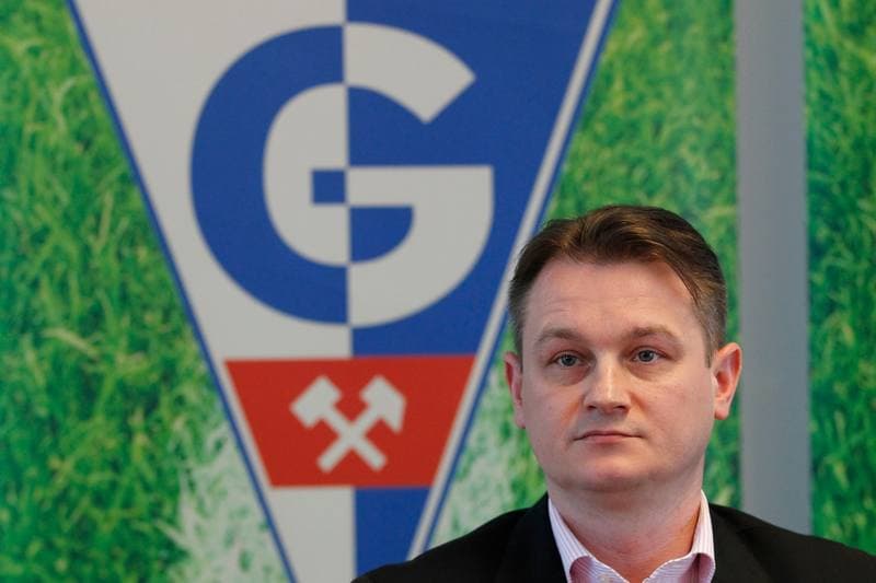 Football. Gornik Zabrze. Press Conference. 07.06.2016