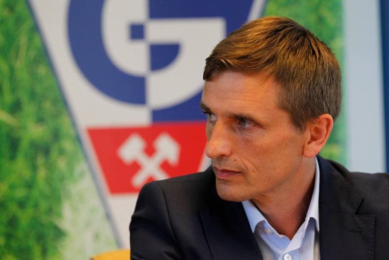 Football. Gornik Zabrze. Press Conference. 07.06.2016
