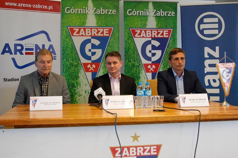 Football. Gornik Zabrze. Press Conference. 07.06.2016