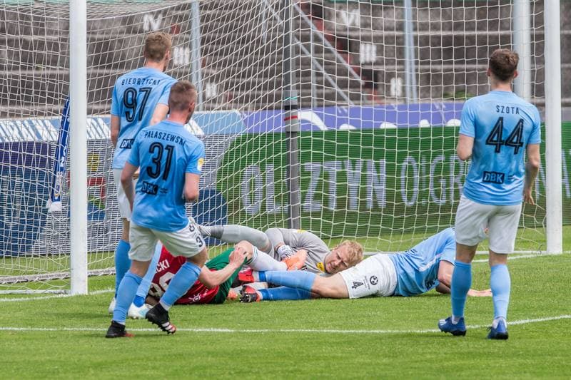 Football. Fortuna I Liga. Zaglebie Sosnowiec - Stomil Olsztyn. 07.06.2020