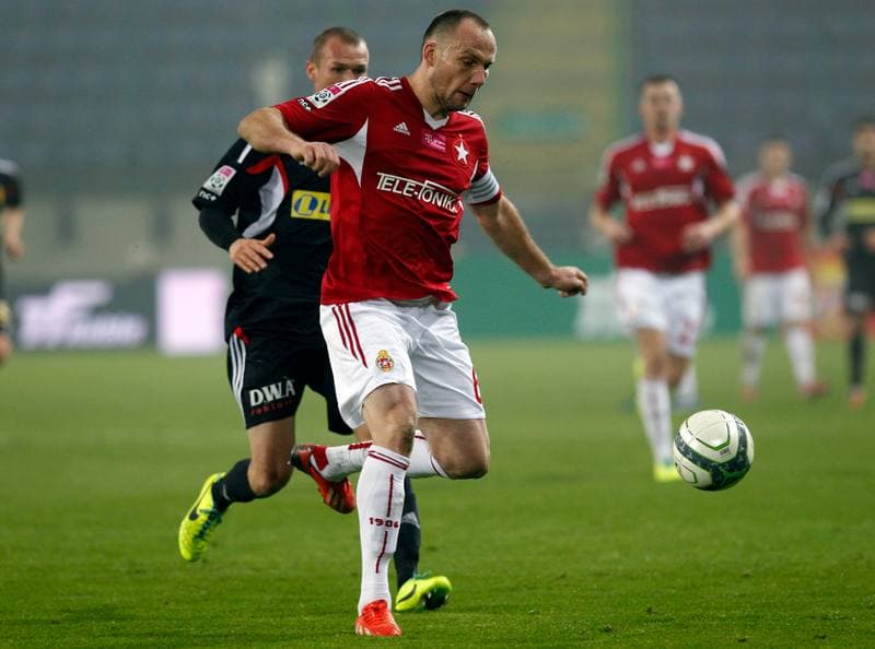 Football. T-Mobile Ekstraklasa. Wisla Krakow - Korona Kielce. 26.04.2015