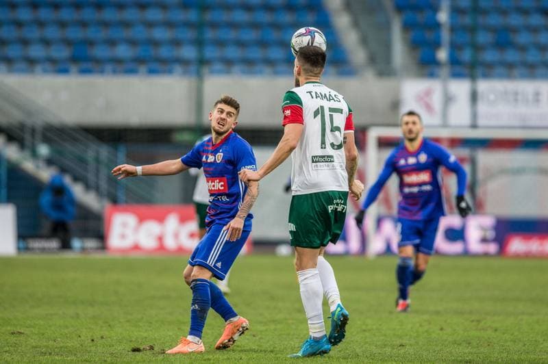 Football. PKO BP Ekstraklasa. Piast Gliwice - Slask Wroclaw. 06.02.2021