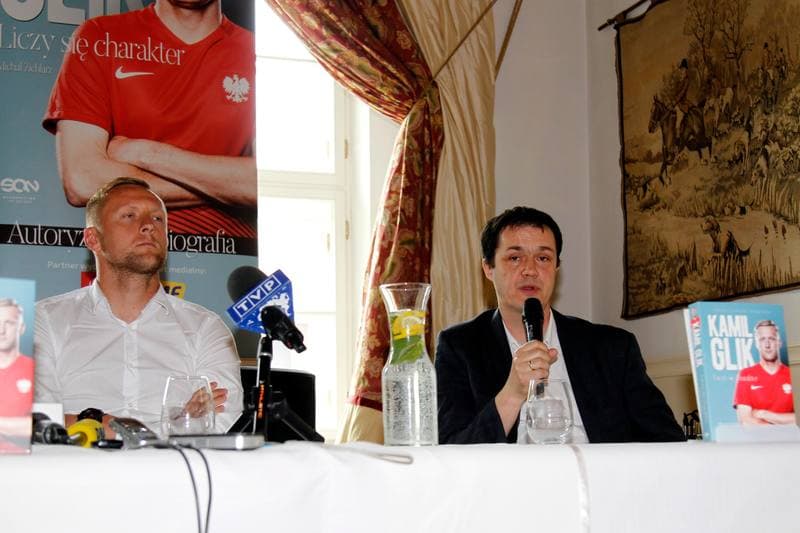 Football. Kamil Glik. Press Conference. 04.06.2016