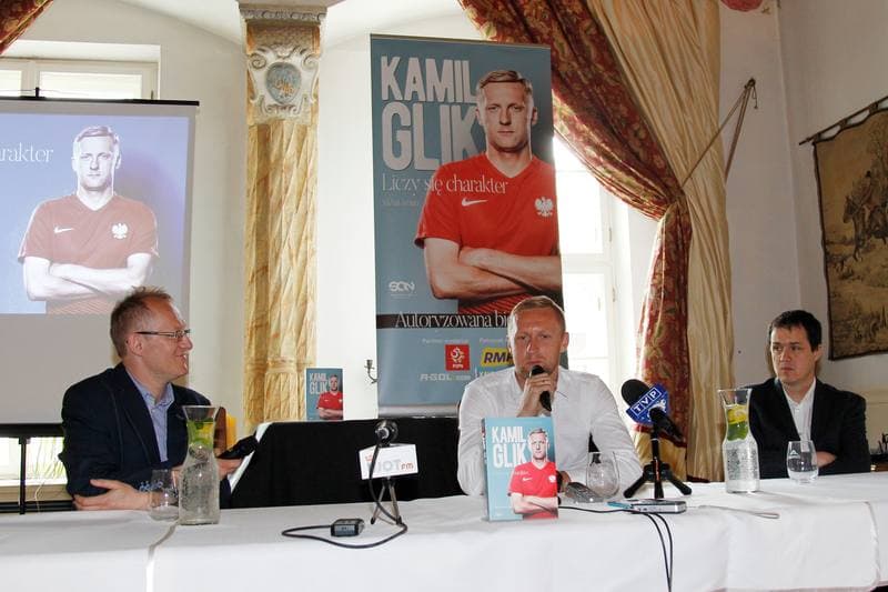 Football. Kamil Glik. Press Conference. 04.06.2016