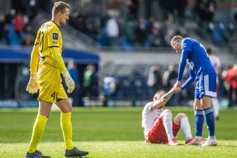 Football. PKO BP Ekstraklasa. Podbeskidzie Bielsko-Biala - Wisla Plock. 08.05.2021