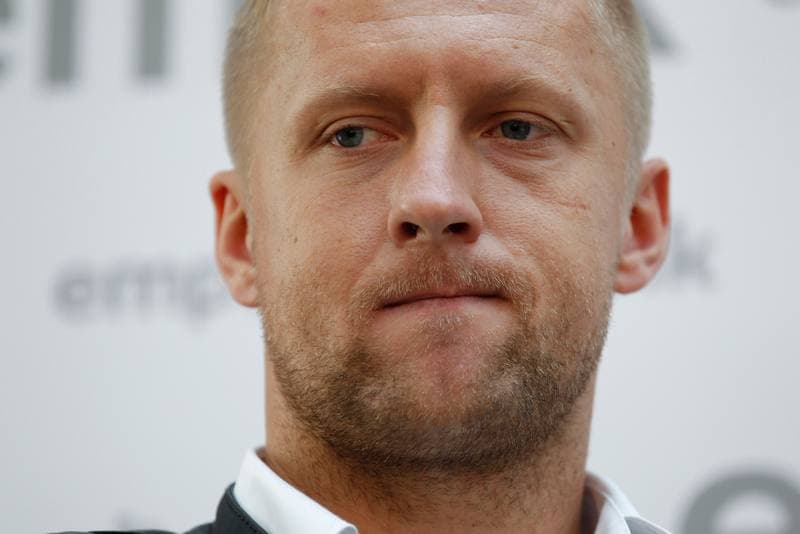 Football. Kamil Glik. Press Conference. 04.06.2016