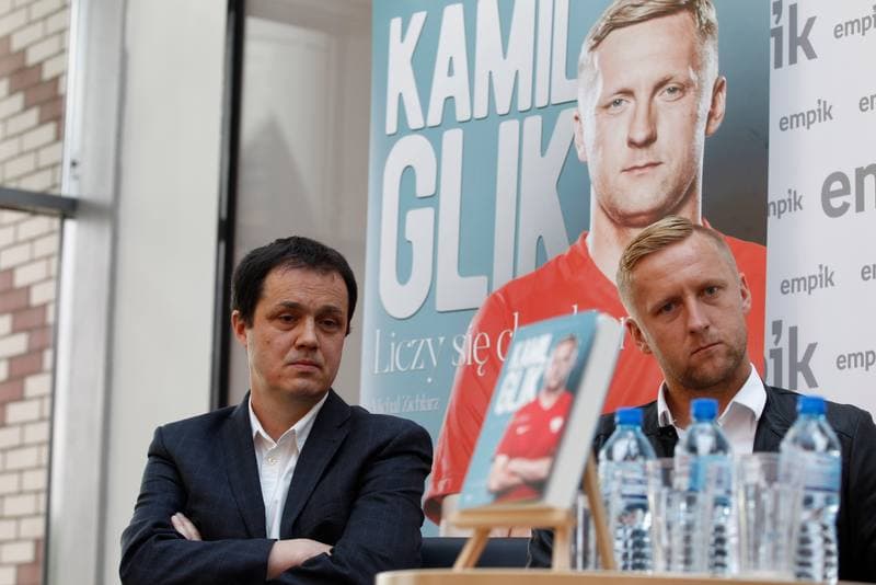 Football. Kamil Glik. Press Conference. 04.06.2016