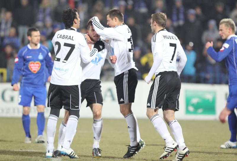 Football. Puchar Polski. Ruch Chorzow - Legia Warsaw. 01.03.2011