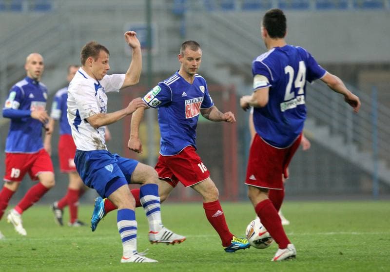 Football. I liga. Piast Gliwice - Flota Swinoujscie. 04.05.2012