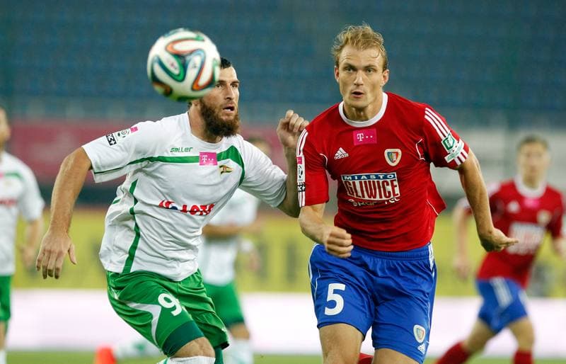 Football. T-Mobile Ekstraklasa. Piast Gliwice - Lechia Gdansk. 26.10.2013