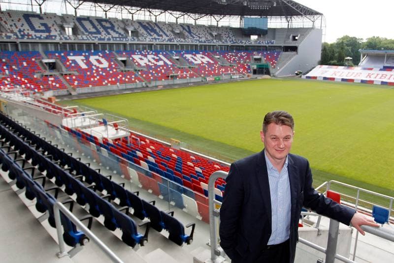 Football. Gornik Zabrze. Press Conference. 27.05.2016