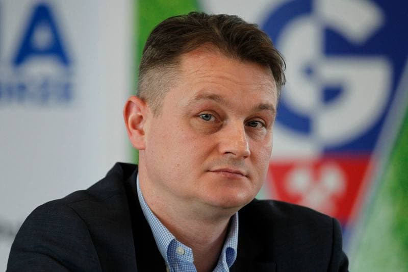 Football. Gornik Zabrze. Press Conference. 27.05.2016